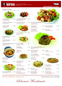 Menu Chinese Food RM KURNIA